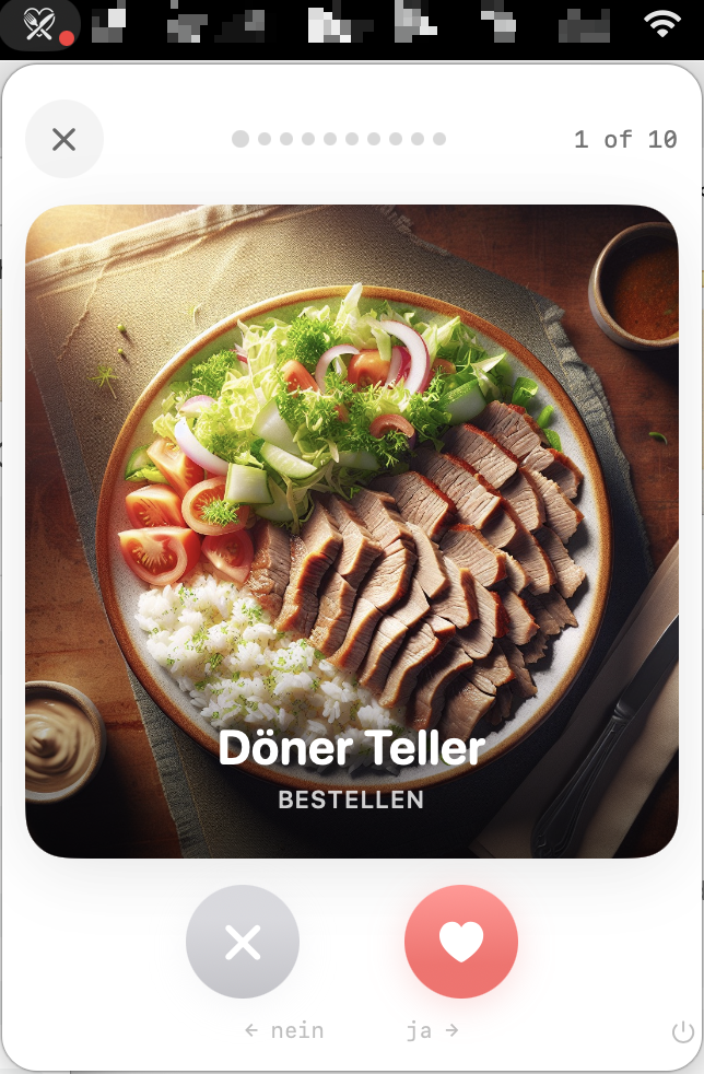 Matchbite Swipe-Modus